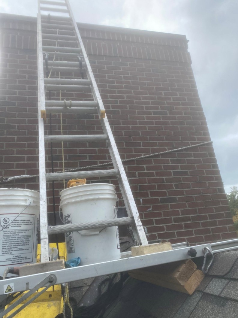 Chimney relining work, Boston MA